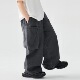新款 儿童做旧复古休闲长裤 男中大童宽松直筒百搭工装 2026春季 裤 子