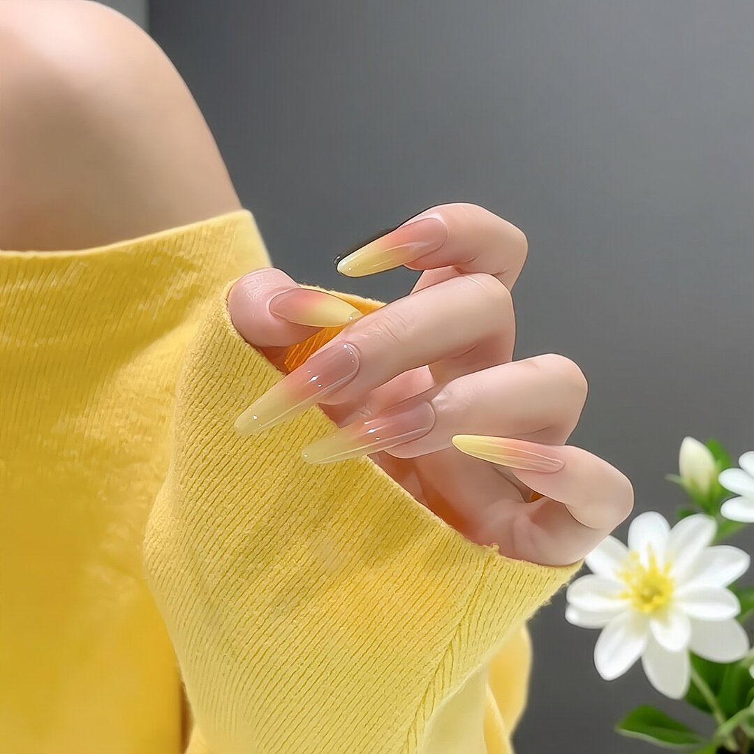 杨枝甘露夏日显白手工腮红穿戴甲