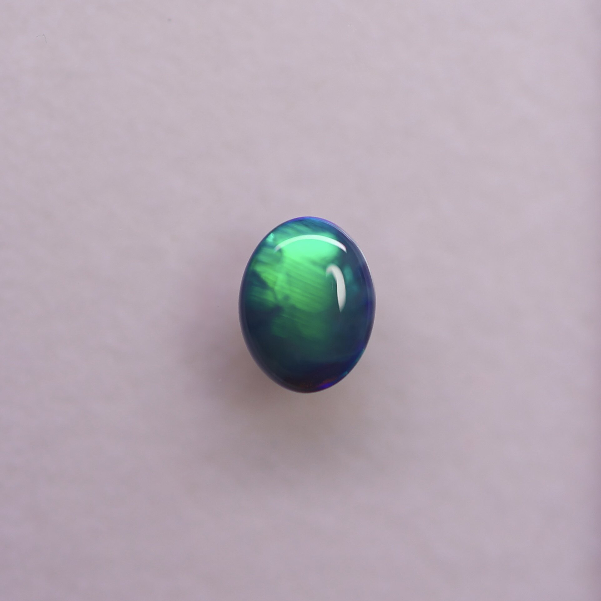 澳大利亚闪电岭天然高亮大片绿猫眼黑水晶欧泊裸石戒面可定制镶嵌