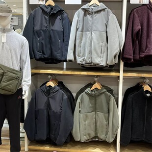 合作款/女装男装防风摇粒绒连帽外套夹克秋冬新款保暖上衣473324