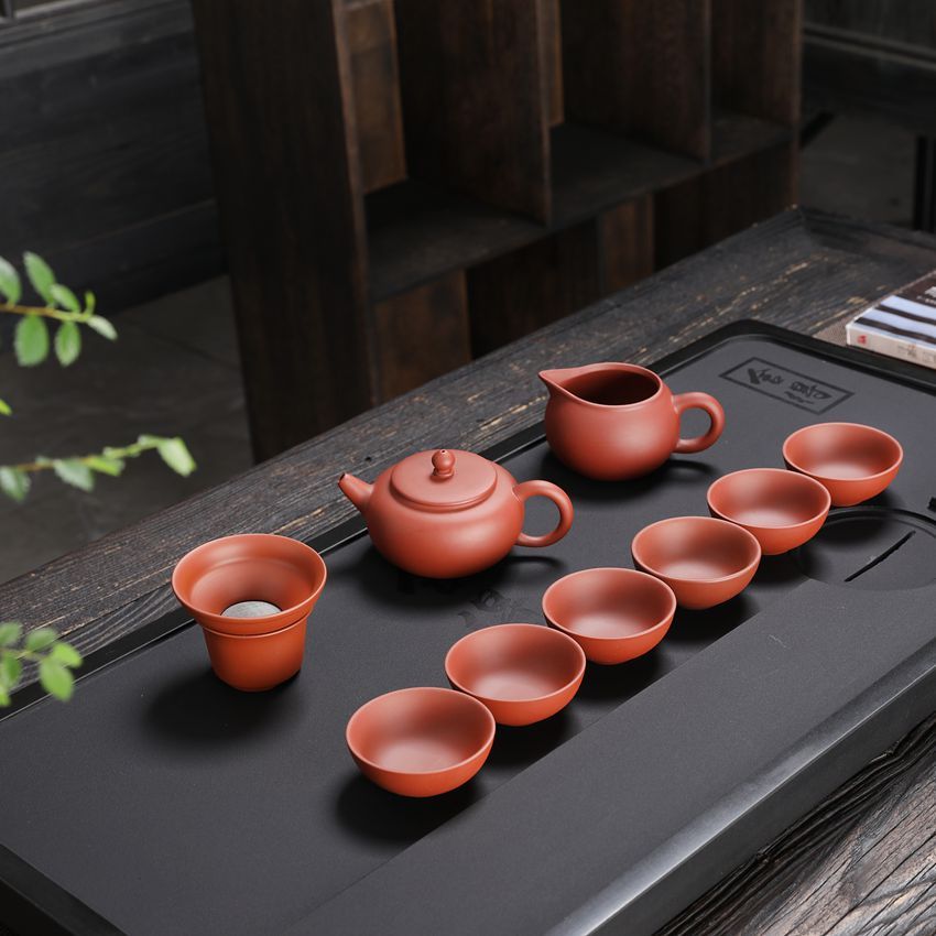 10头汉韵茶组手绘陶瓷茶具居家品茗轻奢雅致功夫茶器茶道套装精品