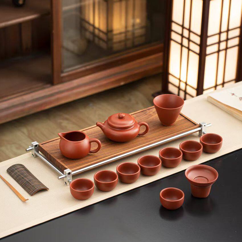 13头仿古套装手绘陶瓷茶具居家品茗轻奢雅致功夫茶器茶道套装精品