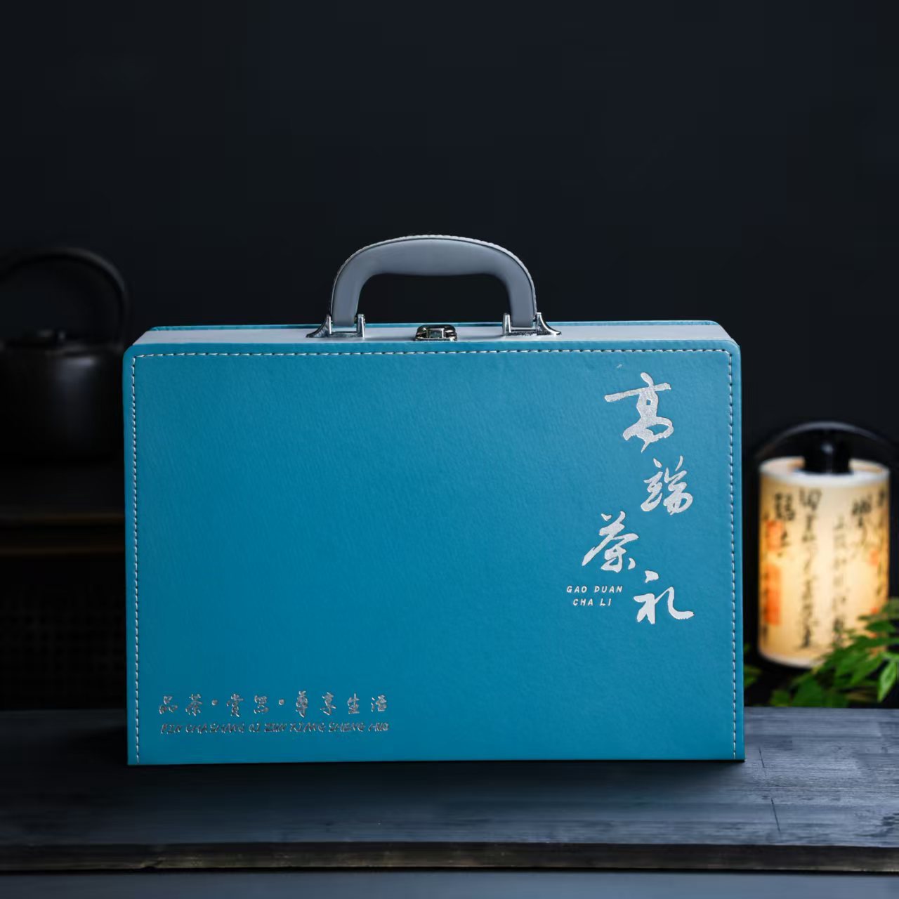 10头一见钟情黑福手绘陶瓷茶具居家品茗轻奢雅致功夫茶器茶道雅致