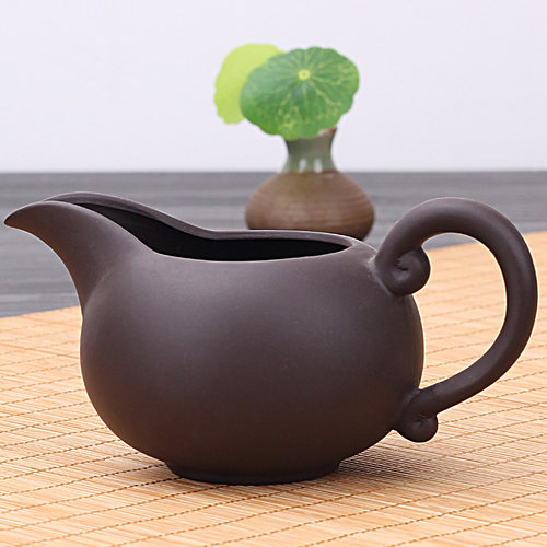 紫砂公道杯茶滤一体分茶器公杯