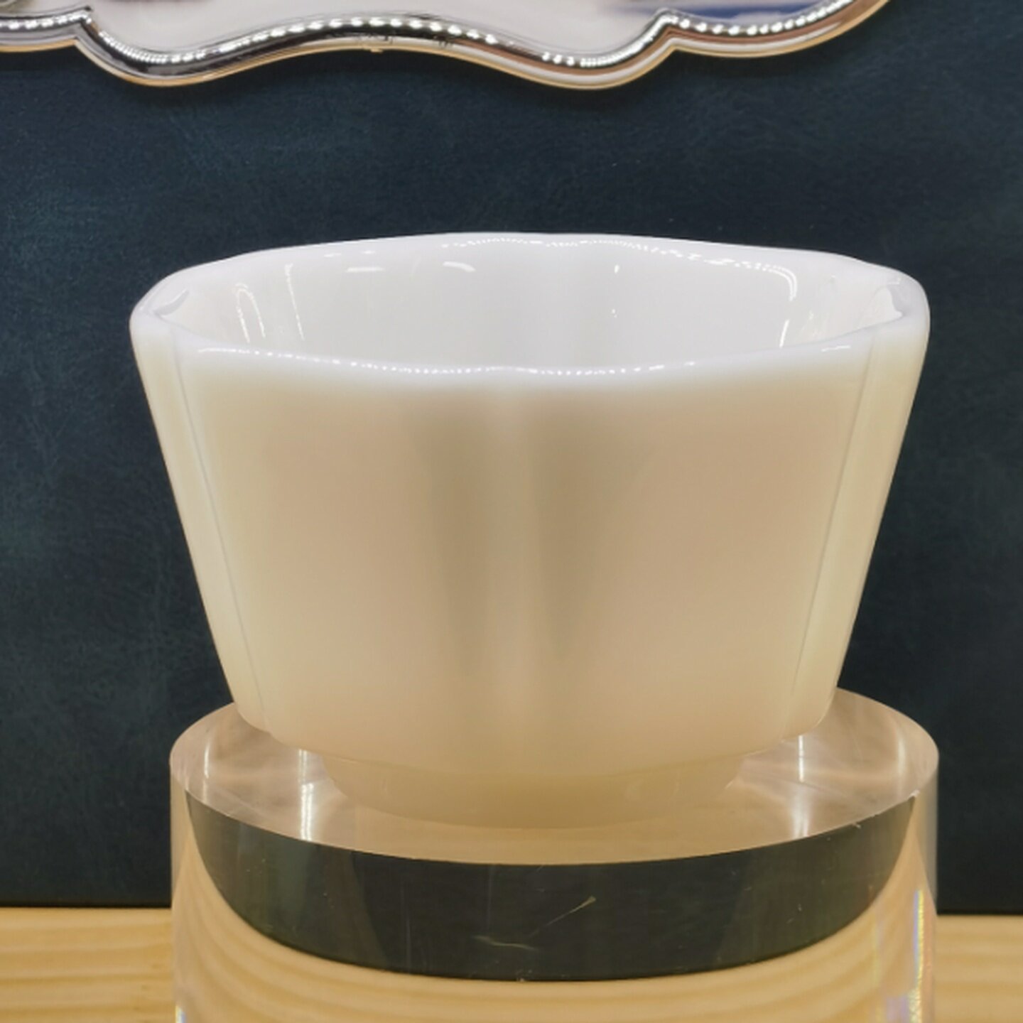 异形六瓣杯米黄品茗杯手绘陶瓷茶具居家品茗轻奢雅致功夫茶居家雅