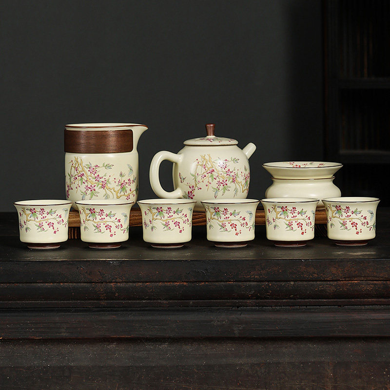 汝窑功夫茶具套装2026新款喝茶轻奢高档高端大气泡茶器具个人专用