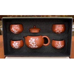 卡盖西施梅兰竹菊手绘陶瓷茶具居家品茗轻奢雅致茶道茶器套装精品