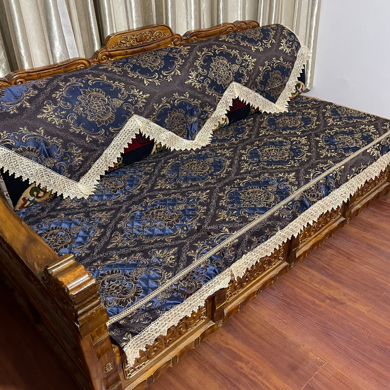 西藏包邮藏式垫子藏床四件套防滑藏式坐垫靠背藏族床垫卡垫上毯子-封面