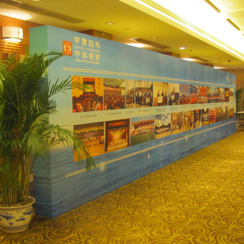 便携式签到板多功能卡布展架海报