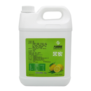 大由国际果蜜柠檬水糖浆冷饮店奶茶店专用原材料商用浓缩饮料冲剂