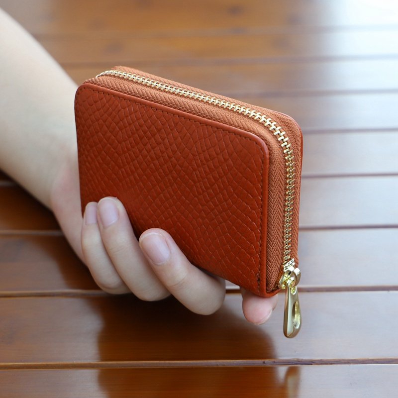 真皮卡包男拉链多卡位牛皮证件卡片包名片夹女大容量卡套小零钱包