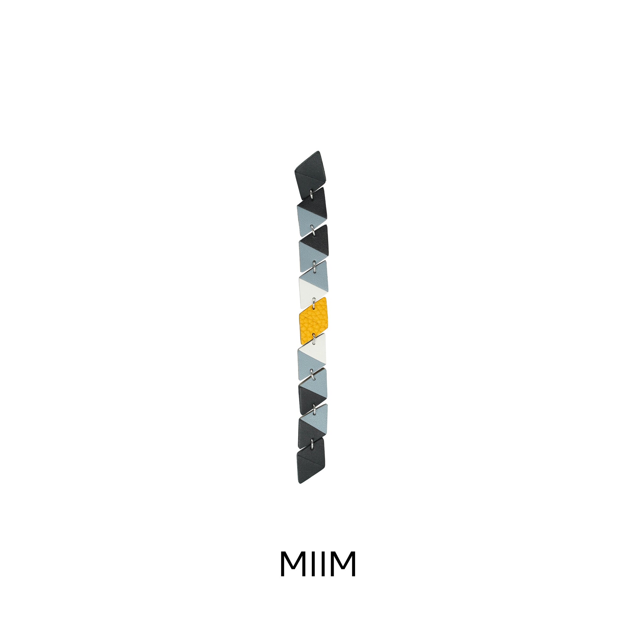 MIIMX some trianglesNO·6夸张艺术气质牛皮耳钉复古
