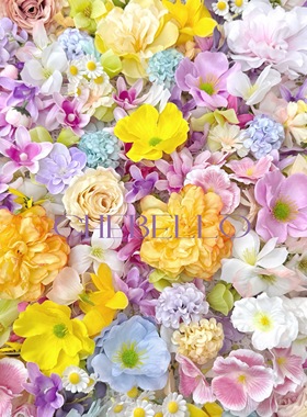 清库存  仿真小花朵混搭材料包头饰花环绢花diy手工材料婚庆布景