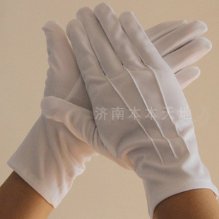 友谊友仪三筋白手套高品质礼仪弹力表演出司机开车晒盘佛珠广场舞