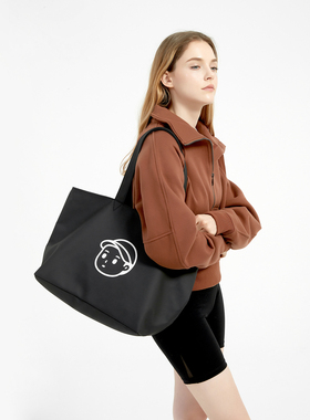 FINERWORLD防水单肩手提大容量托特包电脑包男女通勤轻便百搭出行