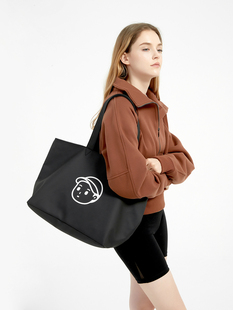 FINERWORLD防水单肩手提大容量托特包电脑包男女通勤轻便百搭出行