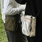 finerworld斜挎包尼龙防水户外便携百搭多色选水壶包情侣男女小包