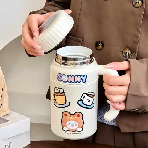 办公室大容量茶水分离泡茶保温杯
