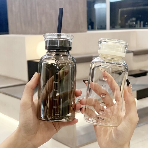 高颜值大容量耐热玻璃水杯