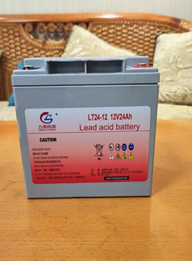 LIGAO/力高蓄电池LT24-12/12V24AH太阳能光伏消防主机UPS胶体电瓶