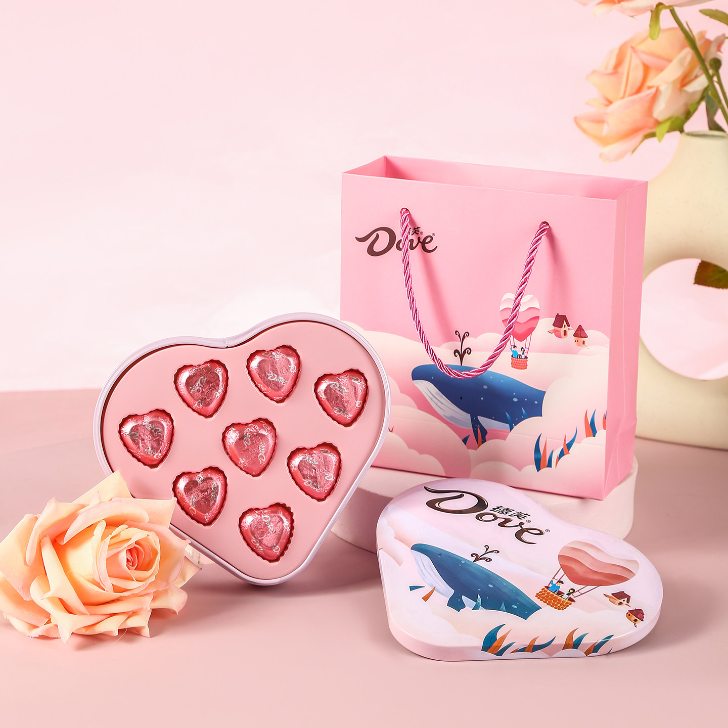 德芙心语牛奶巧克力送女朋友生日礼物喜糖结婚伴手礼浪漫表白礼盒