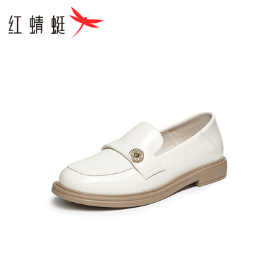 红蜻蜓英伦风乐福鞋学院