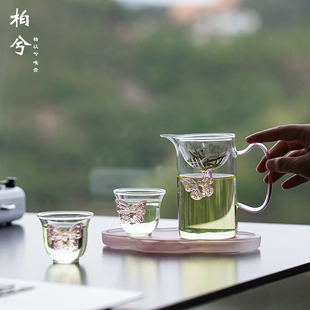 2025新款女士冲泡器小青柑专用茶壶玻璃高颜值公道杯茶漏分茶器