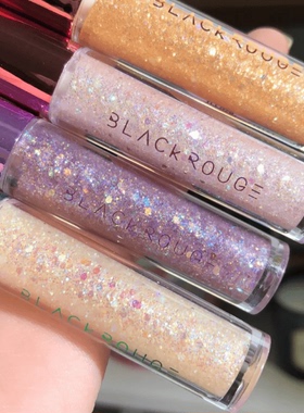 韩国blackrouge紫色液体眼影亮闪闪晶钻亮片卧蚕珠光泪爆闪
