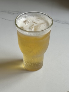 NfT 复古高足耐热玻璃冷饮果汁啤酒杯 早餐牛奶豆浆冰美式咖啡杯