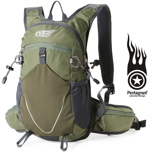 五角星户外轻便旅行登山双肩包