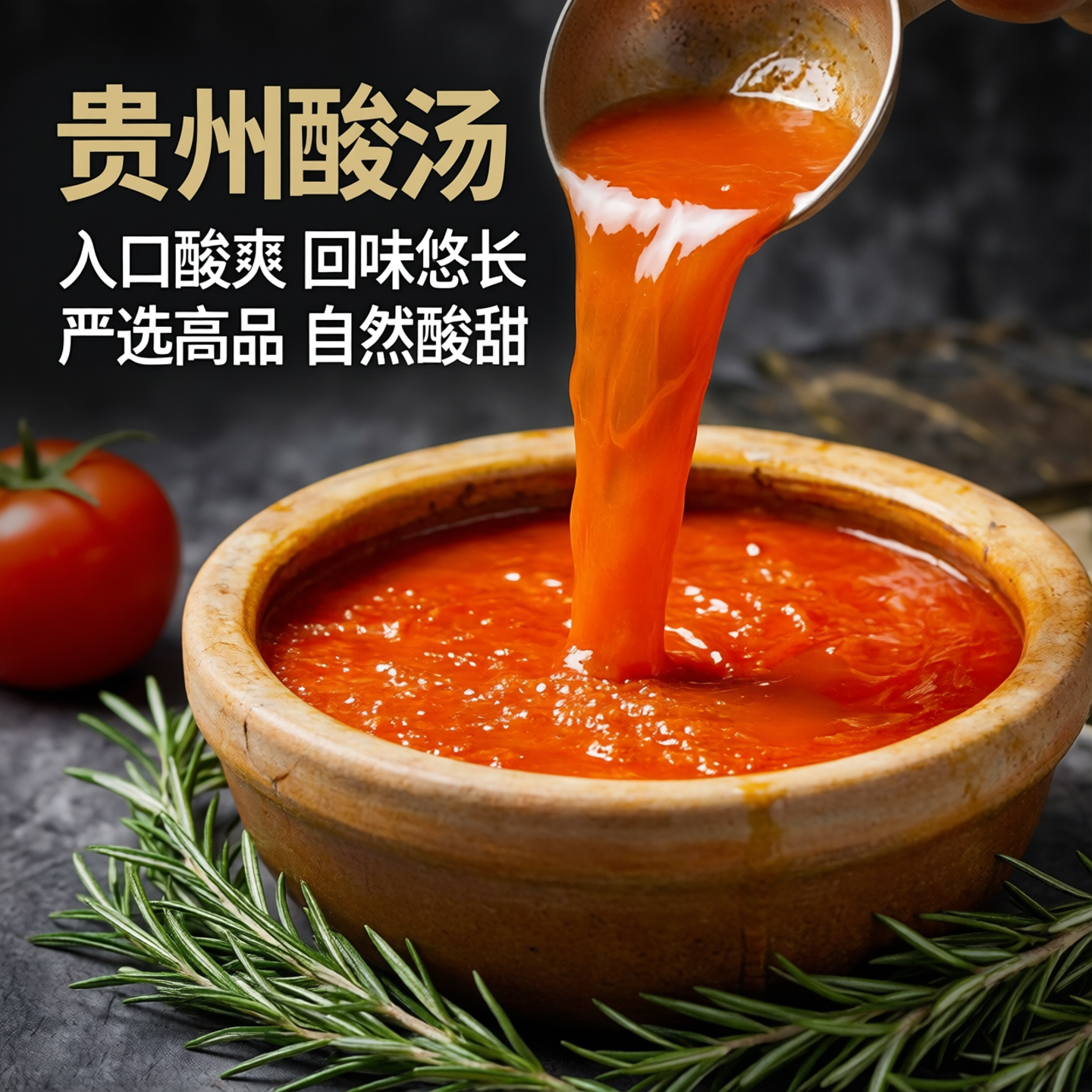 贵州酸汤火锅底料正宗凯里酸汤鱼牛肉调料免炒番茄火锅商用木姜子