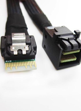 主板阵列卡Slim SAS 4.0 8654转MINI SAS HD SFF-8643 NVME数据线