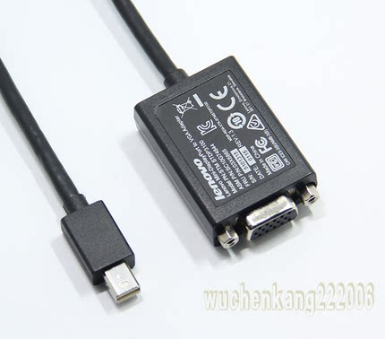 全新联想miniDP转VGA线母转接线笔记本surface苹果X1投影仪X260