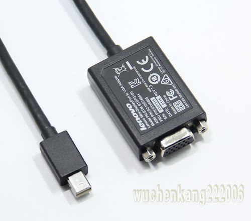 联想miniDP转VGA线母转接线