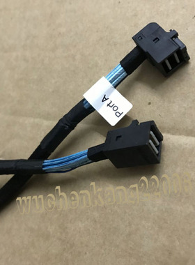 直头对弯头原装12GB Minisas HD SFF-8643华为服务器阵列卡数据线