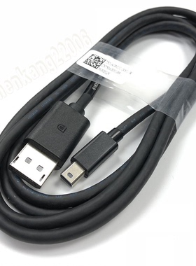 144HZ 2K 4K DELL配minidp转dp线小DP转大DP转接线1.8米显示器165