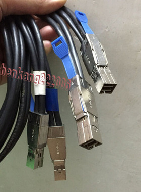 拆机12G Ext SFF-8644服务器存储阵列柜MINI-HD SAS线0.5M1M2M3M