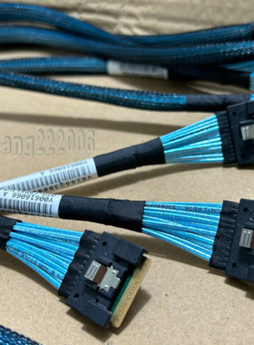 浪潮SAS数据线Slim SAS 4.0 PCIe SFF-8654 8i 背板NVME线交叉线