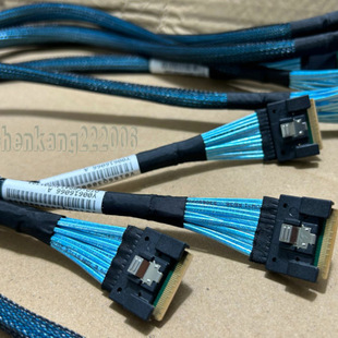 PCIe 4.0 SFF 8654 背板NVME线交叉线 浪潮SAS数据线Slim SAS