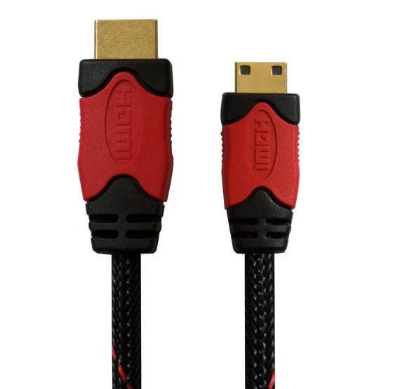 MINI-HDMI转hdmi线台电p85平板接电视1.4版转迷你高清线