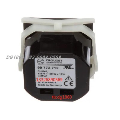 Crouzet 99772712 Hour Meter, CHM48, 100-130VAC,50Hz,48x48mm