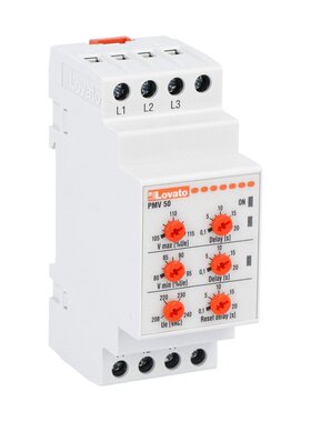LOVATO PMV50 3相电压 监控继电器PMV50A575全新原装正品替换DRV3