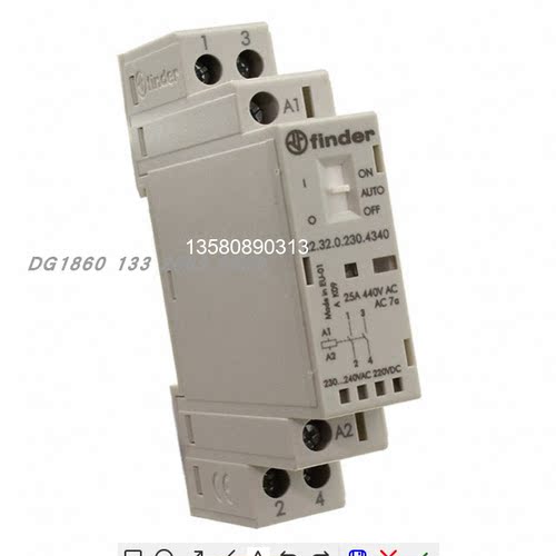 FINDER 接触式继电器22.32.0.230.4340 原装正品
