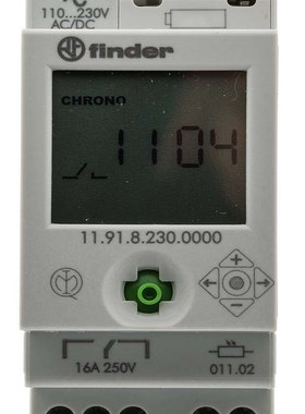 Finder定时照明开关11.91原装11.41正品