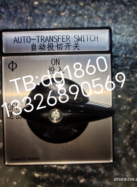 CA10 A260-620E KRAUS&NAIMER转换开关CA10 A261-600EG原装进口