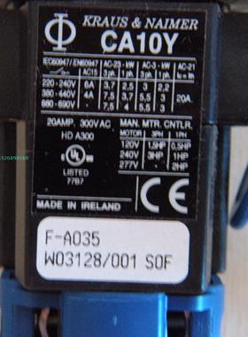 CA10Y F-A053 Kraus&Naimer转换开关
