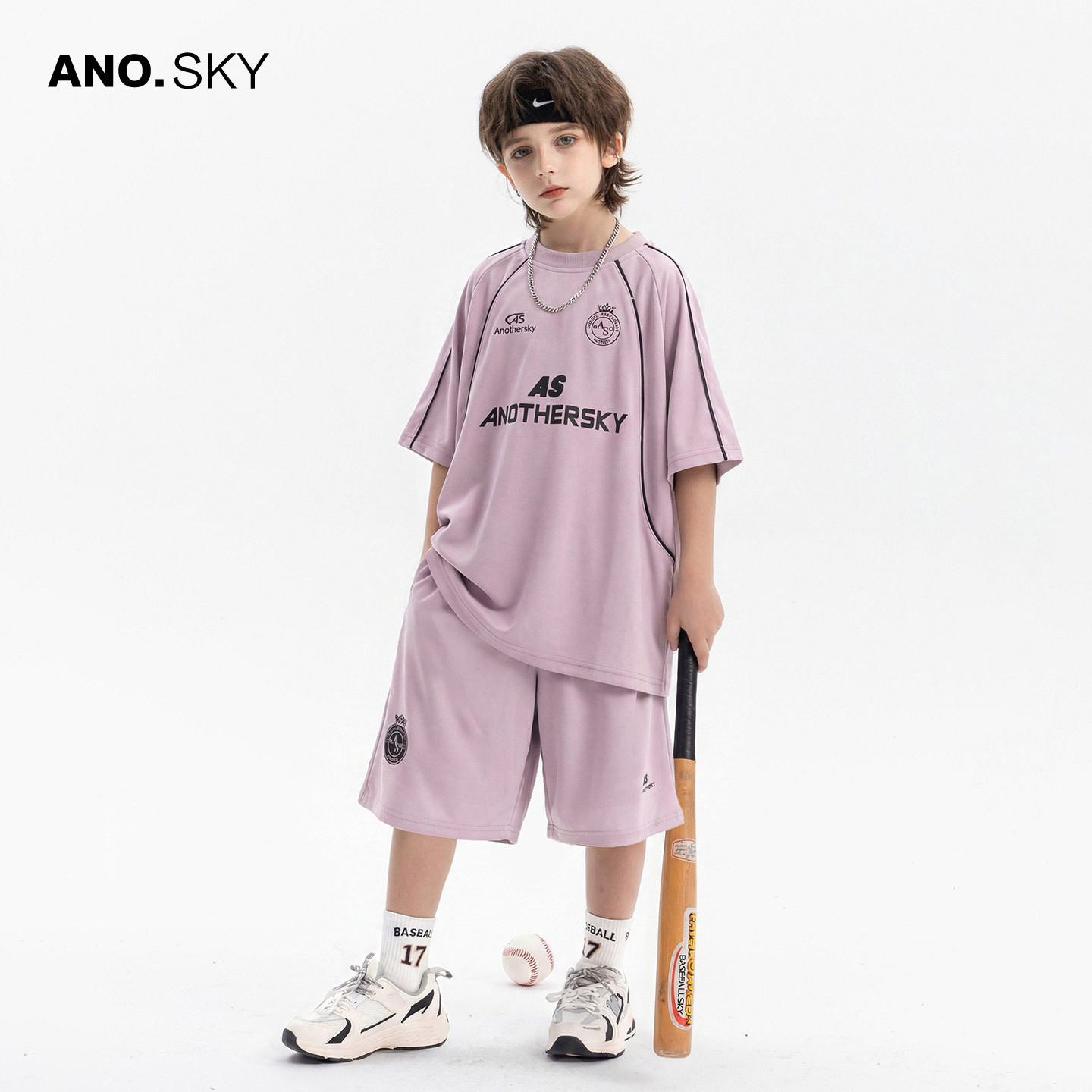 男童夏季速干运动篮球服短袖套装图片