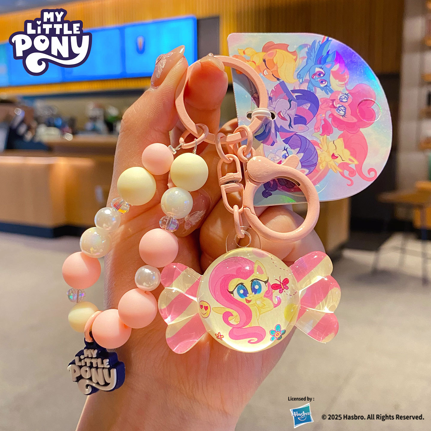 【2件9折】正版小馬寶莉鑰匙掛件