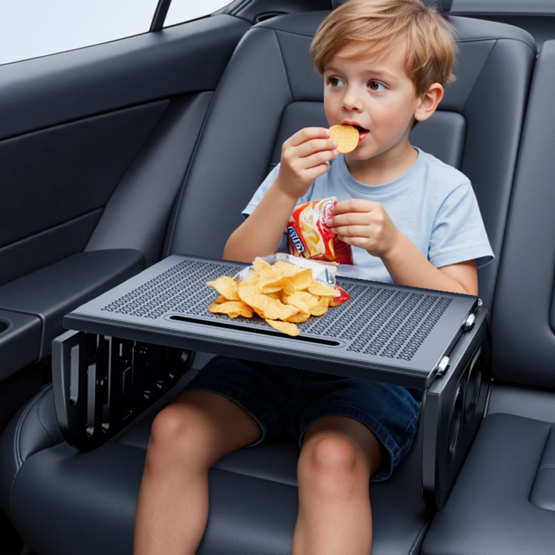 车载可折叠小桌板餐桌办公写作业