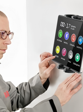 平板电脑墙壁支架万向旋转壁挂式手机iPad通用挂架跑步机墙面架子